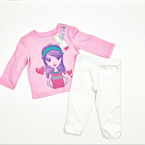 Children's Place Long Sleeves Top with Pants - Picture 1 of 2